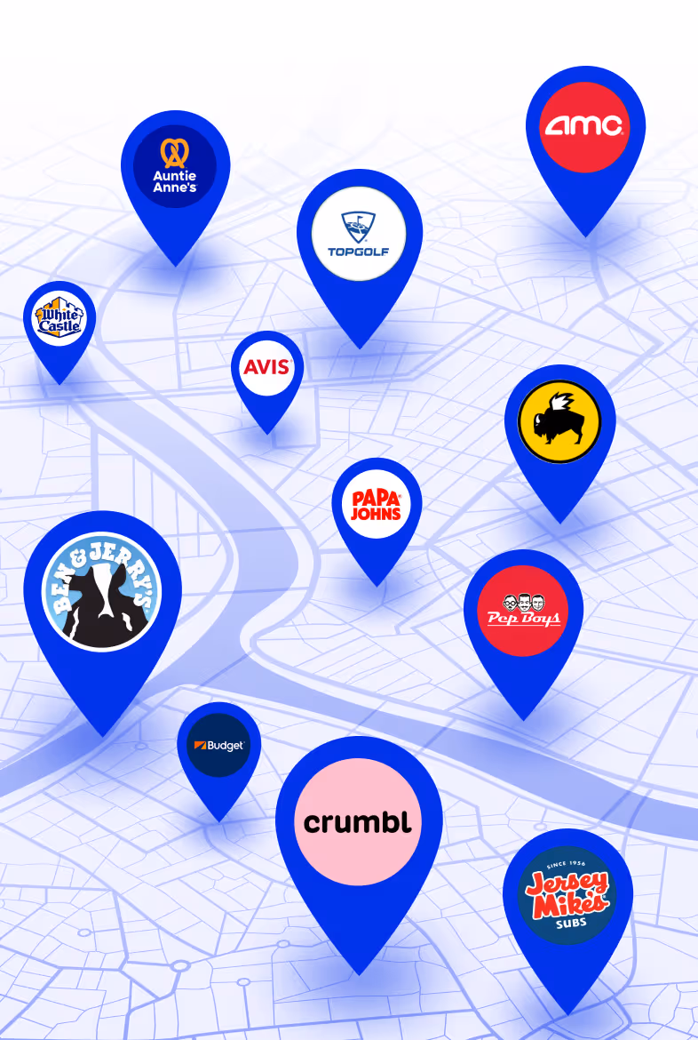 Map of hyper-local offer coverage across the U.S. and Canada