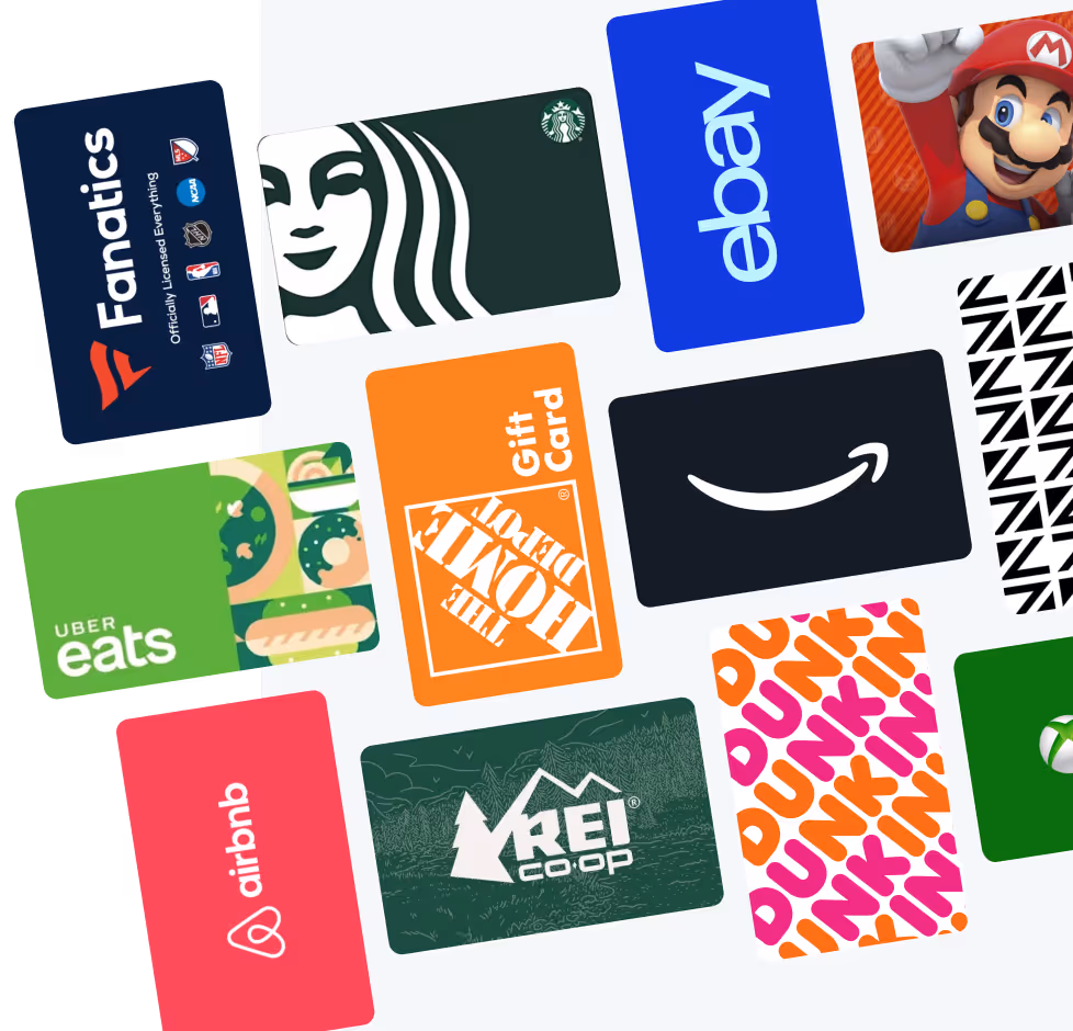 Augeo Rewards gift card catalog